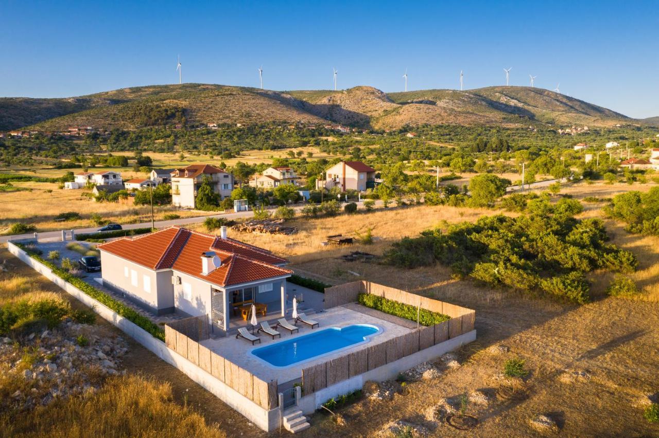 Modern Guest House Rak With Beautiful Pool Sibenik Exterior photo
