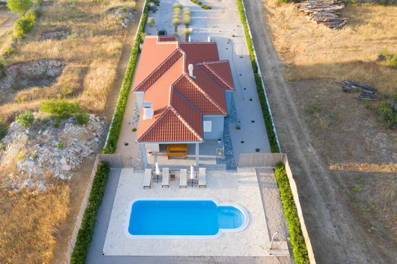 Modern Guest House Rak With Beautiful Pool Sibenik Exterior photo